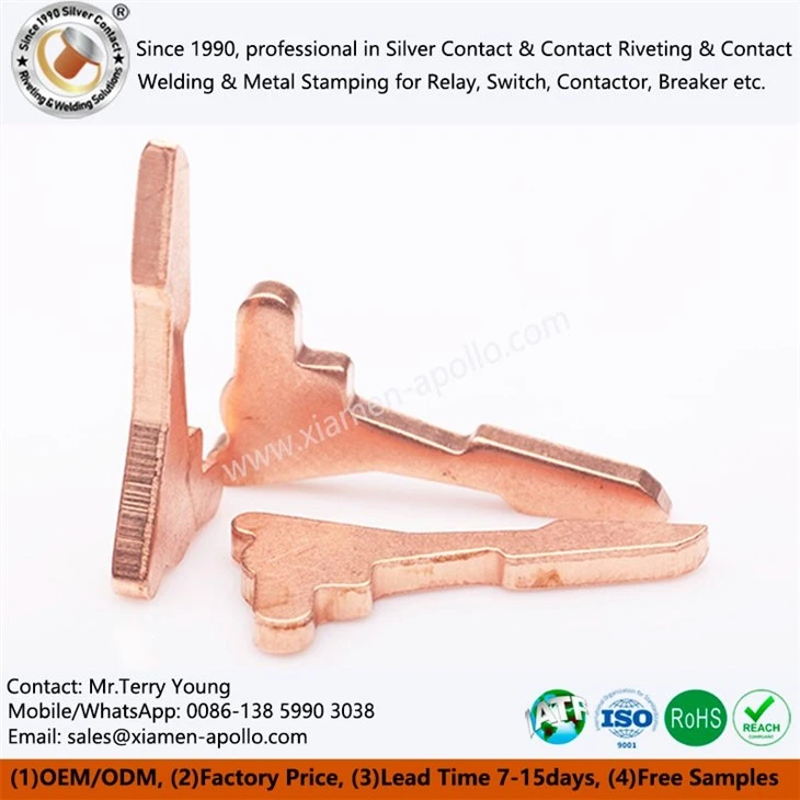 Stamped Copper Parts Used In Switches