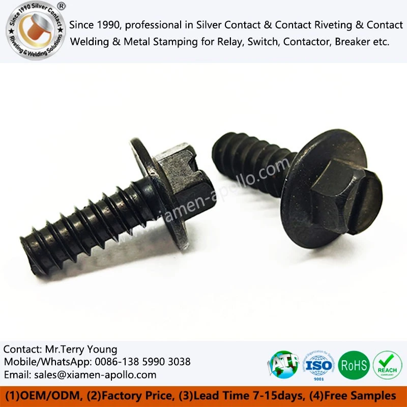 Hex Head Screws with Washers Attached