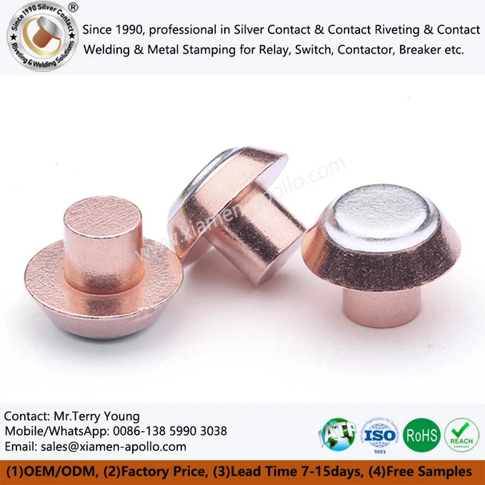 Cap Silver Contacts for Latching Relay Cap Silver Contacts for Latching Relay