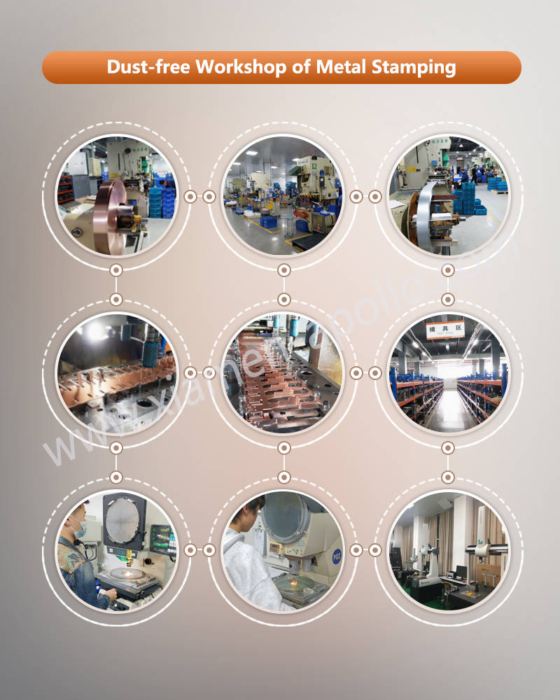 Dust-free Workshop of Custom Metal Copper Stamped Dust-free Workshop of Custom Metal Copper Stamped