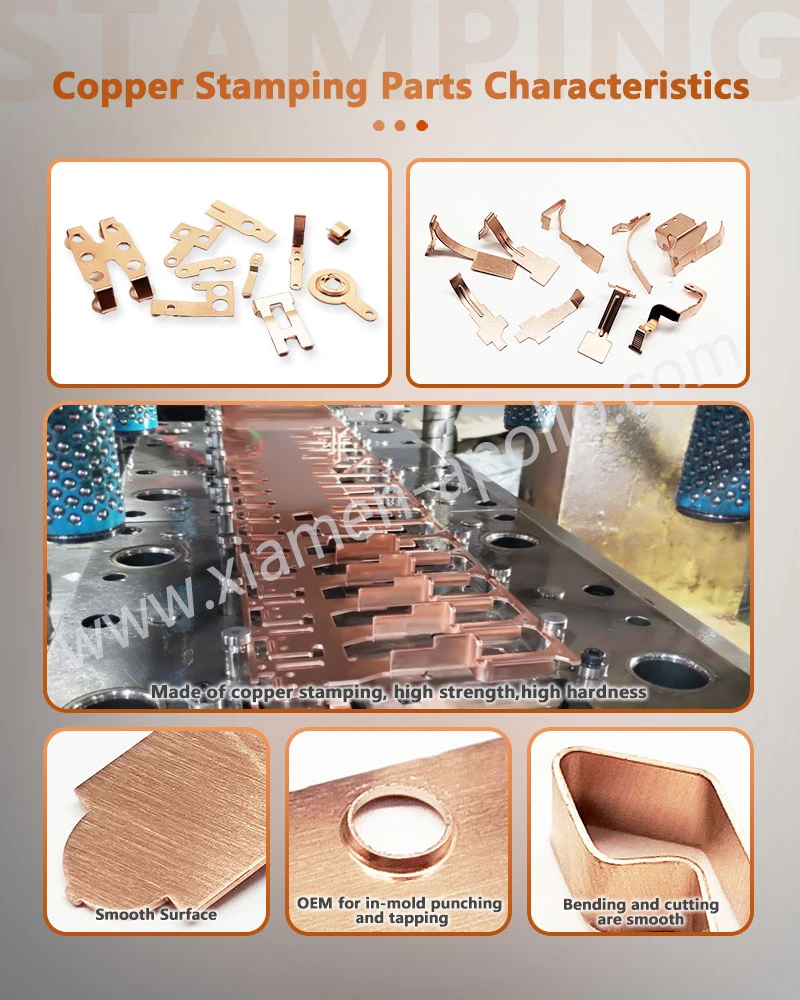 Custom Metal Copper Stamped Characteristics Custom Metal Copper Stamped Characteristics