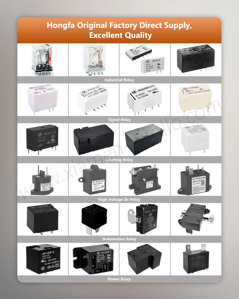Hongfa Industrial Relay Supply Excellent Quality Hongfa Industrial Relay Supply Excellent Quality