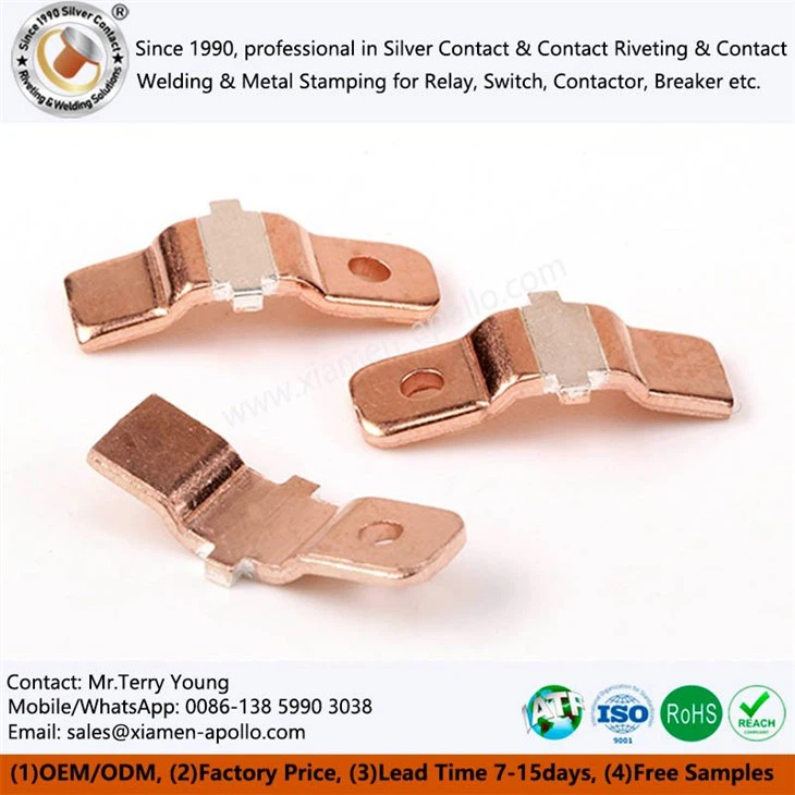 Silver Electrical Contact Brazing