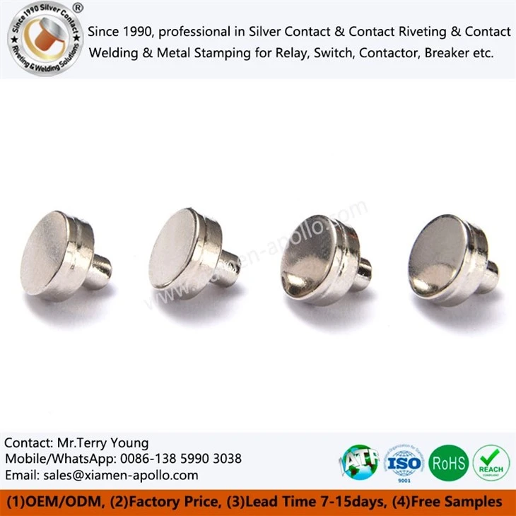 Tungsten Contact Rivets Tungsten Contact Rivets